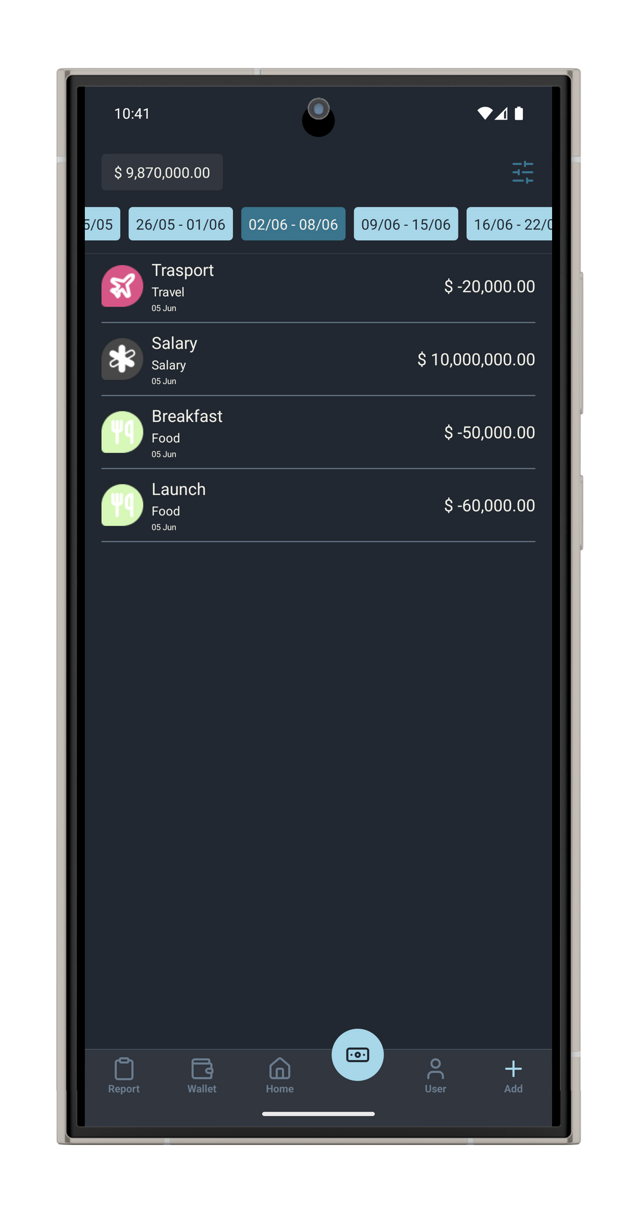 Asteriks - Transaction List