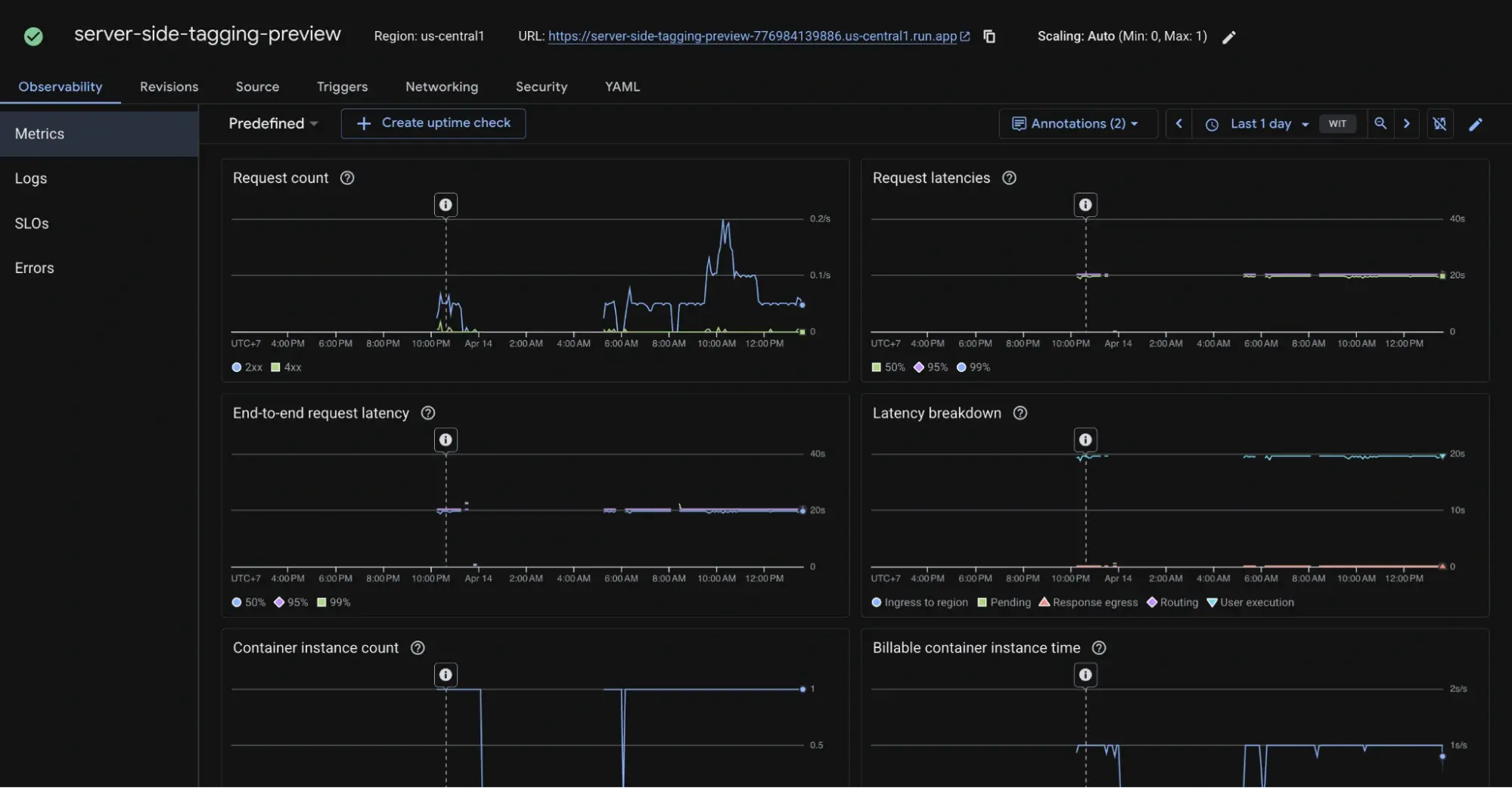 Configuring the Tag Manager container