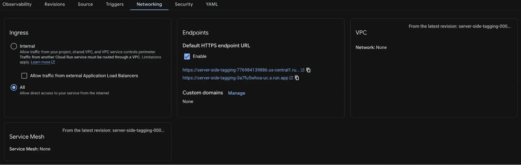 Configuring the Tag Manager container