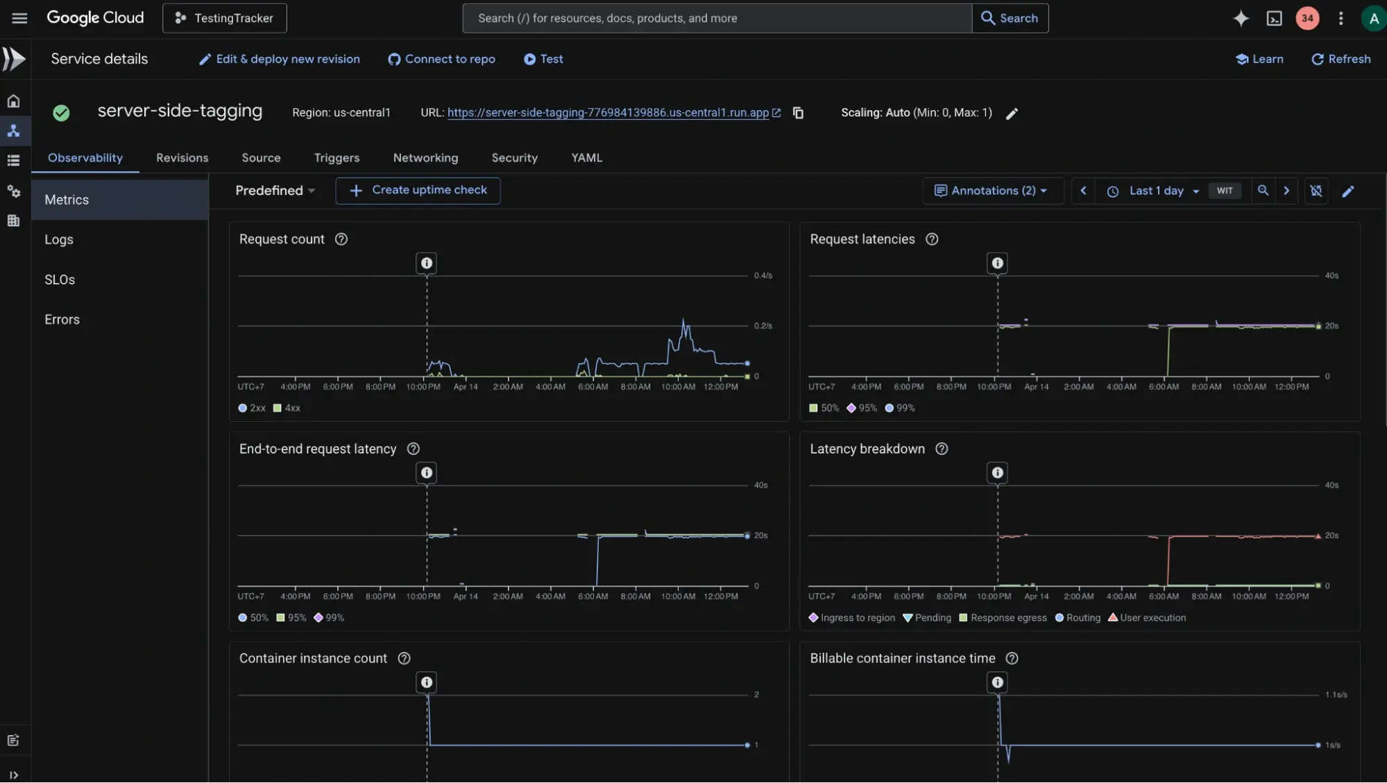 Configuring the Tag Manager container
